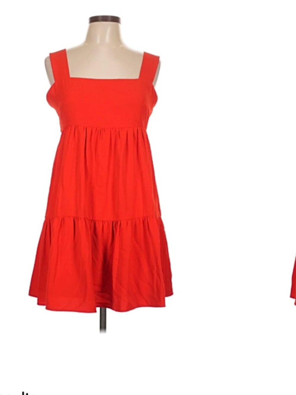 Few Moda Kourt Red Babydoll Dress Size L